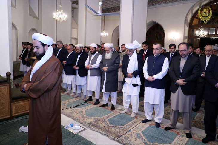 اشتراک رئیس جمهور غنی در مراسم ختم قرآن عظیم الشان در ارگ - خبرگزاری افغان ایرکا