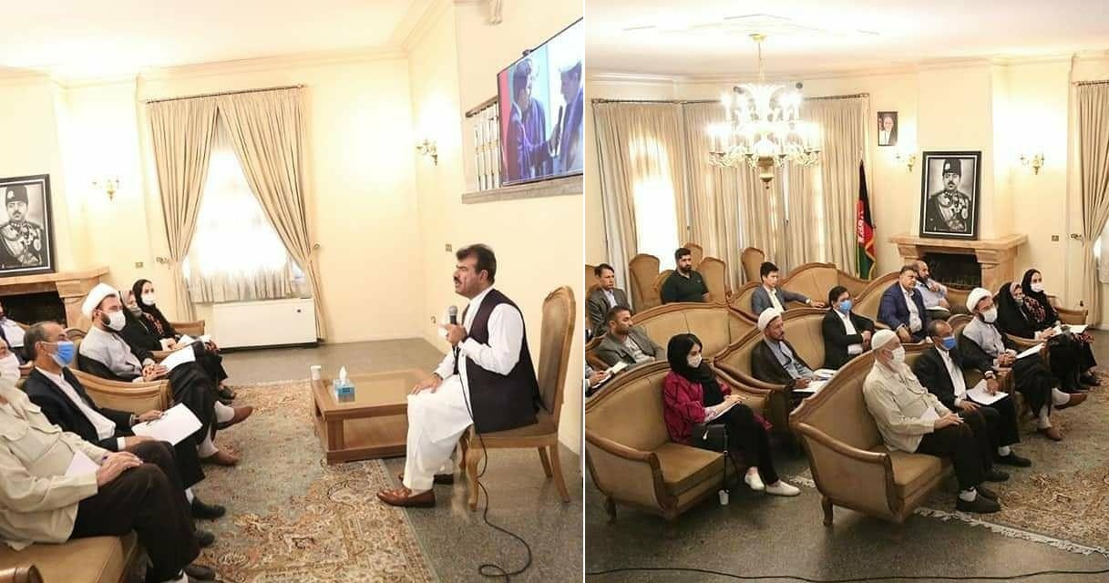 برگزاری جلسه نمایندگان مهاجرین در لویه جرگه مشورتی بزرگ کابل در مقر سفارت ج.ا.افغانستان در تهران - خبرگزاری افغان ایرکا
