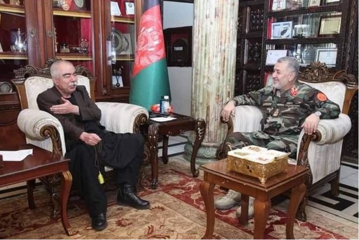 دیدار مارشال دوستم با بسم الله محمدی - خبرگزاری افغان ایرکا