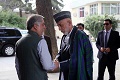تصاویر دیدار حامد کرزی با داکتر عبدالله عبدالله در قصر سپیدار - خبرگزاری افغان ایرکا