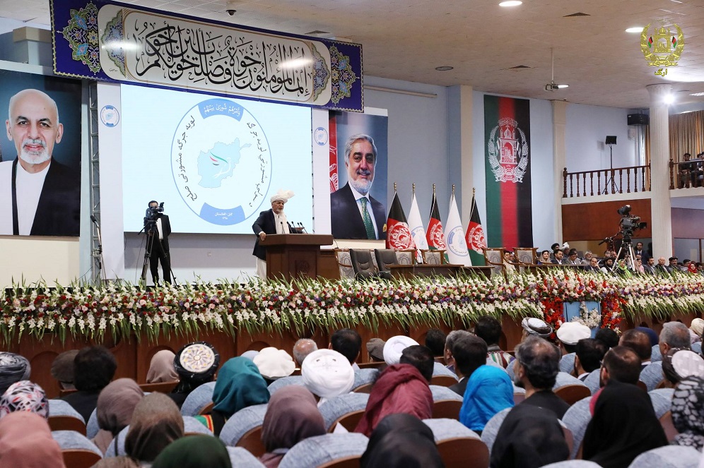 سخنان رئیس جمهور اشرف غنی در مراسم افتتاحیه لویه جرگه مشورتی صلح  - خبرگزاری افغان ایرکا