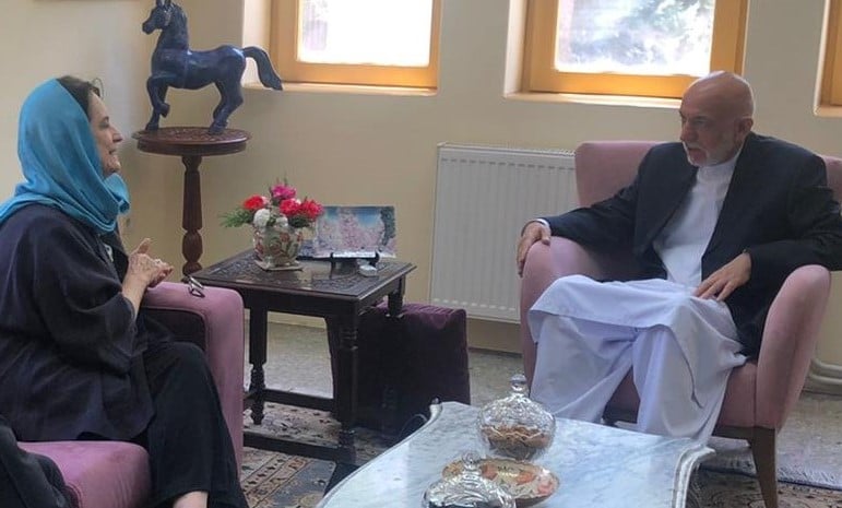 دیدار نماینده سازمان ملل با حامد کرزی - خبرگزاری افغان ایرکا