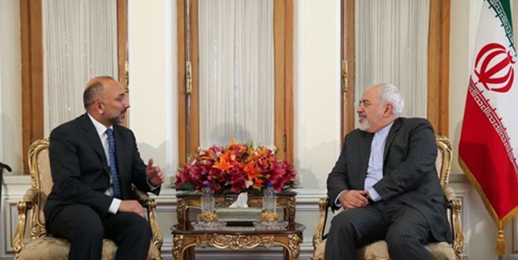 دیدار «حنیف اتمر» با وزیر امور خارجه ایران در تهران - خبرگزاری افغان ایرکا