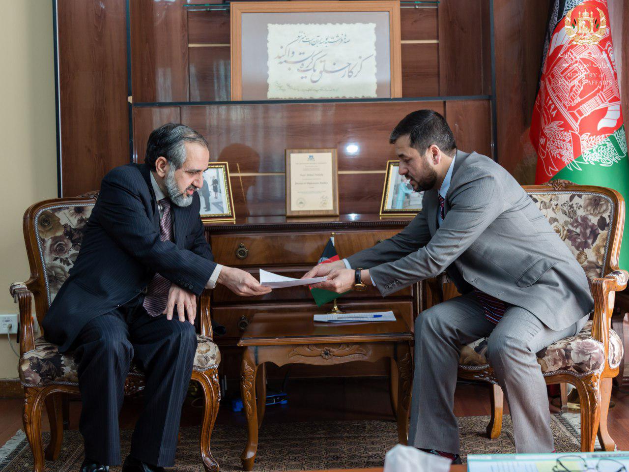 وزارت امور خارجۀ کشور سفیر پاکستان را احضار کرد - خبرگزاری افغان ایرکا