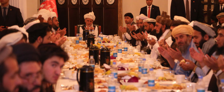 نشست مشورتی رئیس جمهور غنی با رئیس و اعضای شورای سراسری علمای کشور - خبرگزاری افغان ایرکا