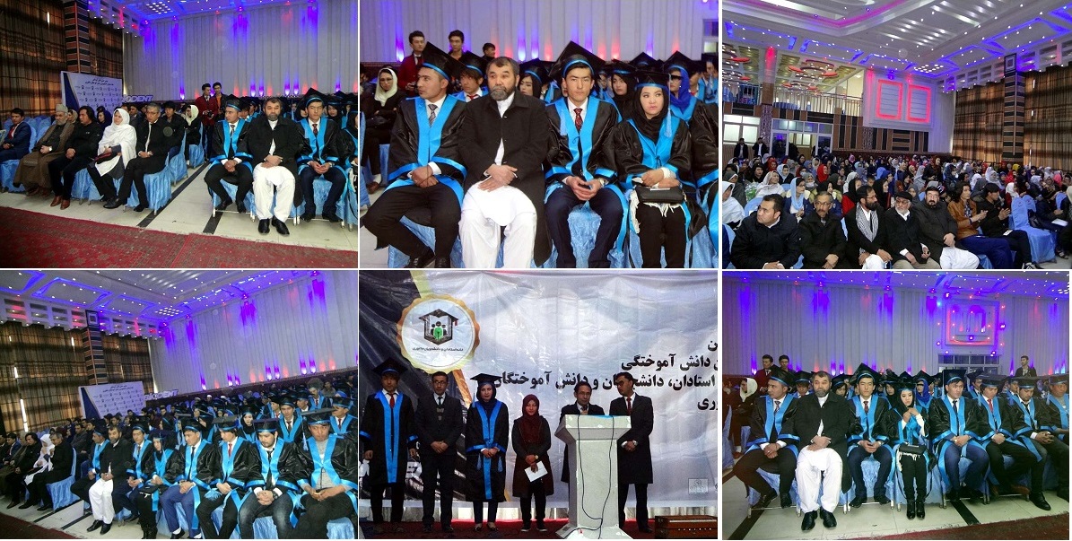 حضور دبیرکل حزب رفاه ملی ورئیس مجمع فرهنگی انقلاب اسلامی افغانستان درجشن فارغ تحصیلان دانشگاههای کابل - تصویر دوم خبر