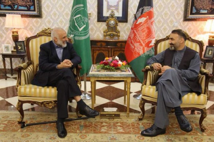 دیدار عطا محمد نور با رئیس امنیت ملی - خبرگزاری افغان ایرکا