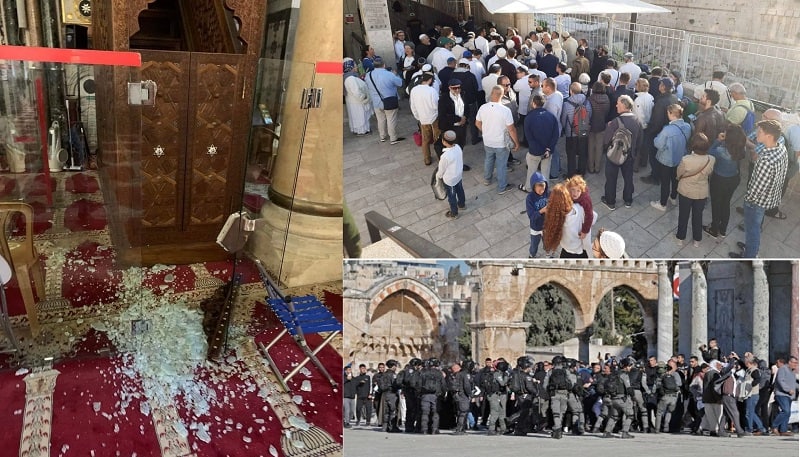  یورش شهرک نشینان به مسجدلاقصی به بهانه سالروز اشغال فلسطین - خبرگزاری افغان ایرکا