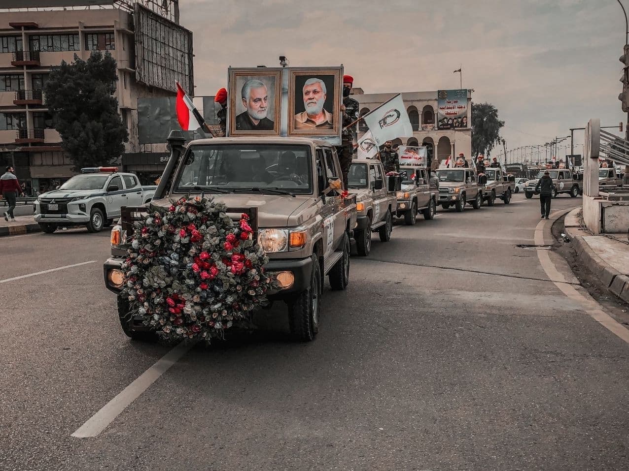 تشییع نمادین شهدای الحشد الشعبی با حضور گسترده مردم در بغداد - تصویر دوم خبر