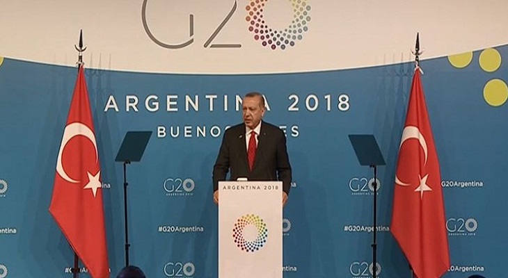 انتقاد اردوغان از سعودی ها و آمریکا در پایان نشست گروه 20 - خبرگزاری افغان ایرکا
