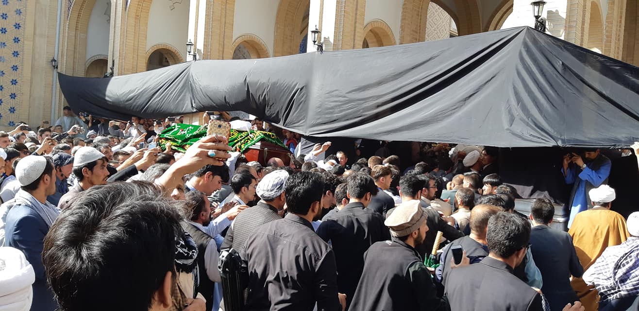 پیکر آیت الله محسنی(ره) به خاک سپرده شد - خبرگزاری افغان ایرکا