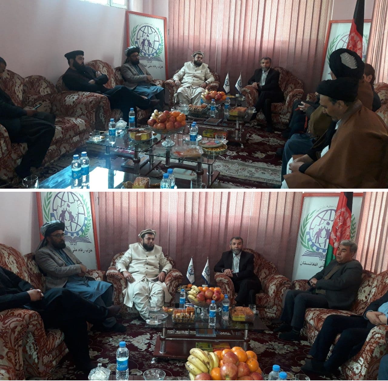 گزارش تصویری دیدار وزیر پیشین ارشاد حج و اوقاف با دبیر کل حزب رفاه ملی افغانستان - تصویر دوم خبر