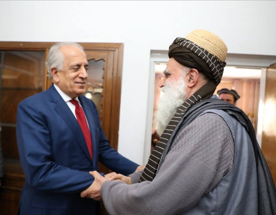 زلمی خلیلزاد با عبدالرب رسول سیاف ملاقات کرد - خبرگزاری افغان ایرکا