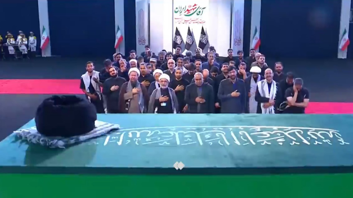 وداع هیئت فاطمیون افغانستان با پیکر مطهر رهبر شهید انقلاب اسلامی