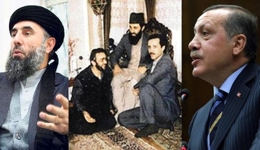 تصویر زانو زدن اردوغان در برابر حکمتیار - خبرگزاری افغان ایرکا