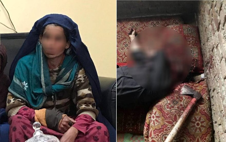 زنی که شوهرش را با ضربات تبر به قتل رسانیده بود توسط پولیس کابل بازداشت شد - خبرگزاری افغان ایرکا
