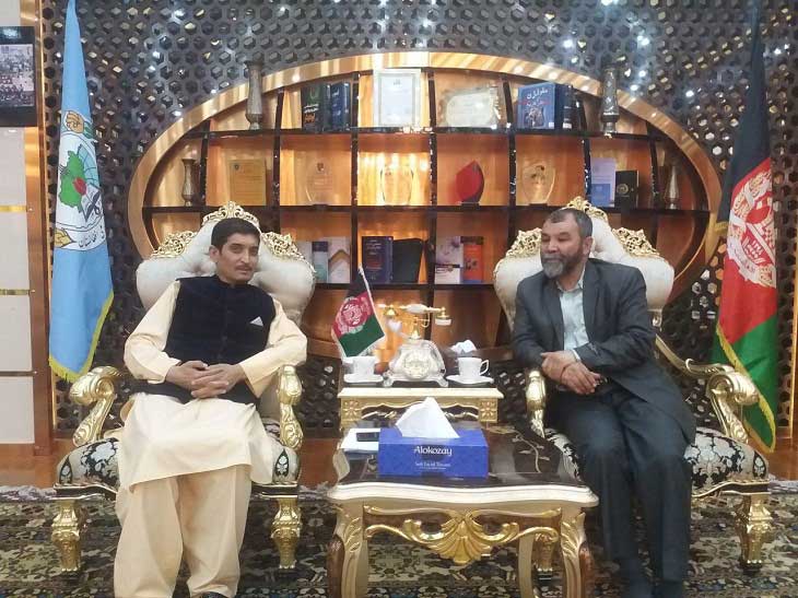 دبیرکل حزب رفاه ملی افغانستان و معاون حزب وحدت اسلامی افغانستان دیدار نمود - خبرگزاری افغان ایرکا