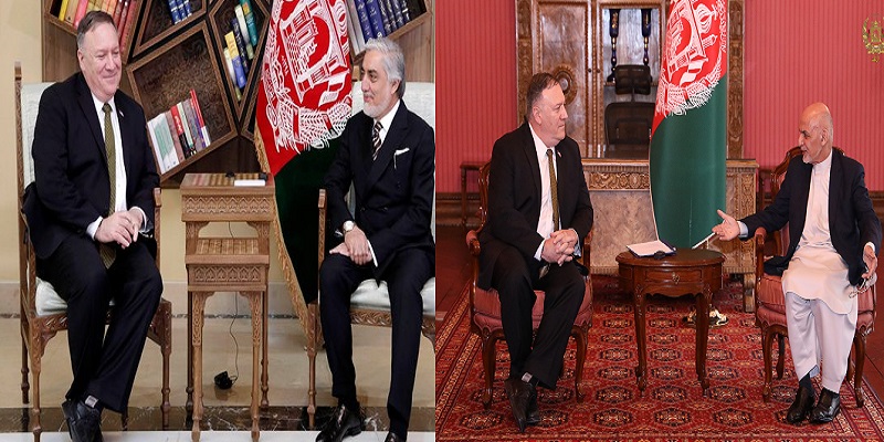 وزیر خارجه امریکا با غنی و عبدالله دیدار کرد - خبرگزاری افغان ایرکا