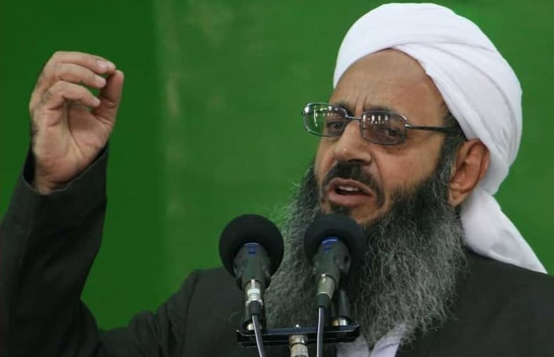 امام جمعه اهل سنت زاهدان ایران خواهان برقراری صلح میان طالبان و دولت افغانستان شد - خبرگزاری افغان ایرکا