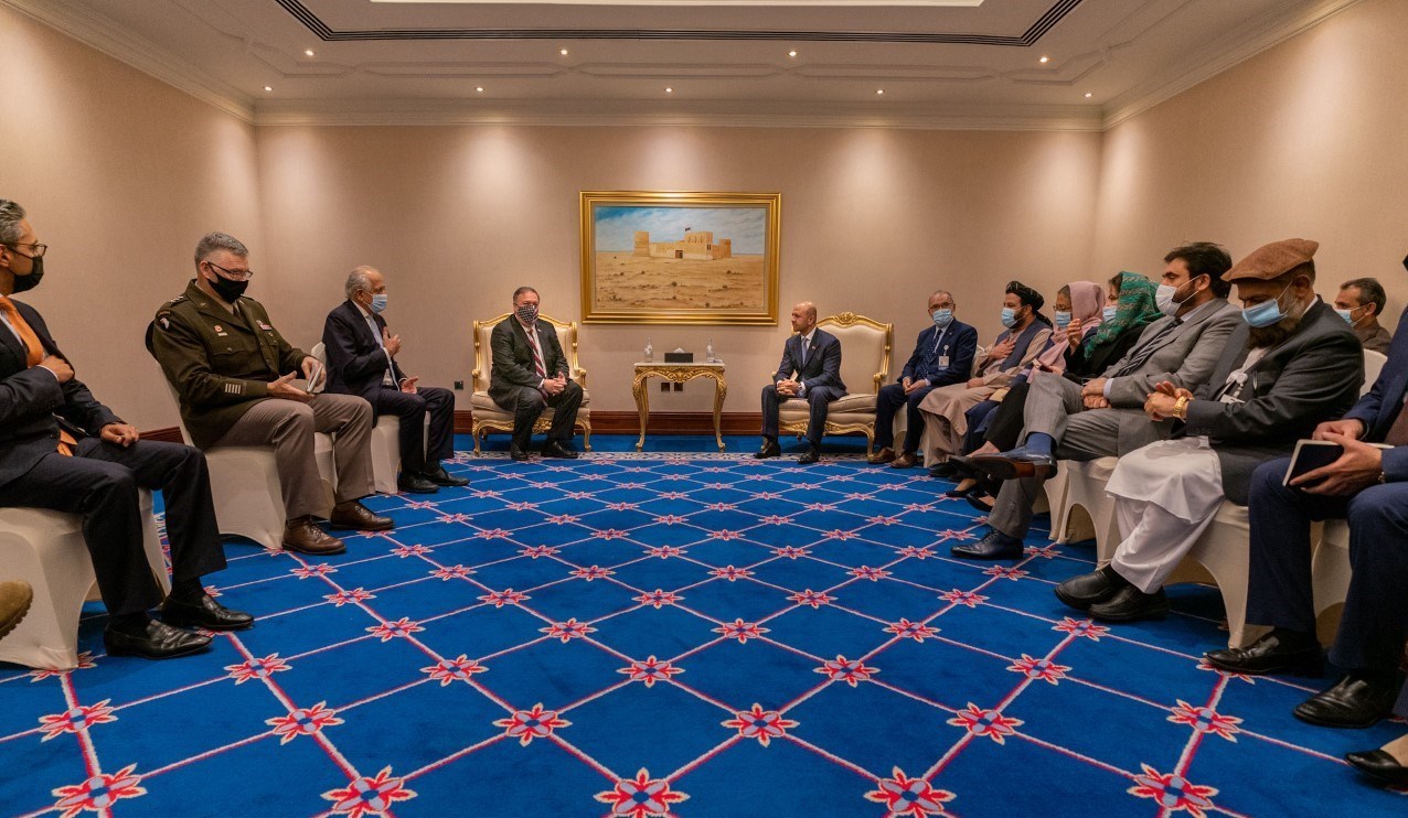 دیدار وزیر امور خارجه امریکا با رهبران طالبان در قطر پیرامون خروج طالبان از لیست سیاه و آزادی باقیمانده زندایان - تصویر سوم خبر