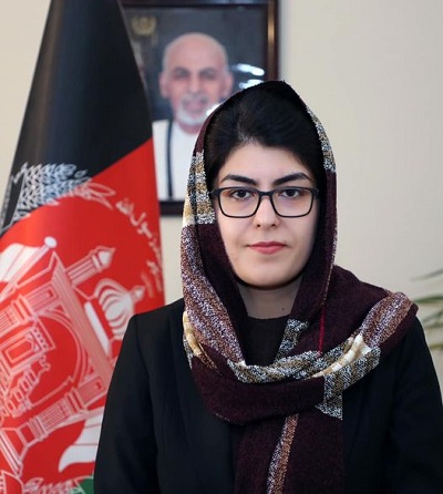 فاطمه مورچل به عنوان معاون سخنگوی مقام عالی ریاست جمهوری، تعیین گردید - خبرگزاری افغان ایرکا
