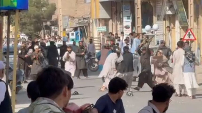 اعتراضات جبرئیل هرات؛ یوناما: طالبان دست کم 17 معترض را بازداشت کرده اند
