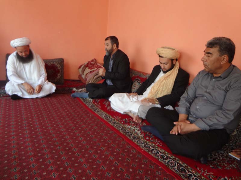 دیدار و ملاقات صمیمی دبیرکل حزب رفاه ملی افغانستان با مفتی عبدالرحمن رحمانی رهبر حزب عصر ما  - تصویر دوم خبر