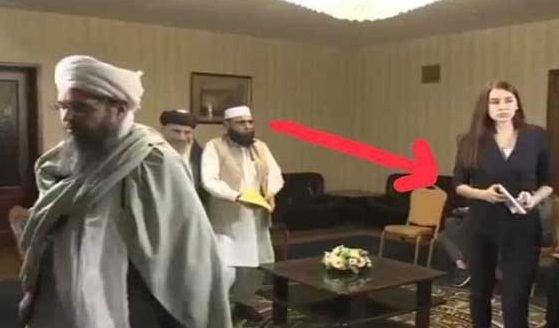 برداشتی آزاد از نگاه طالب به دختر روسی - تصویر دوم خبر