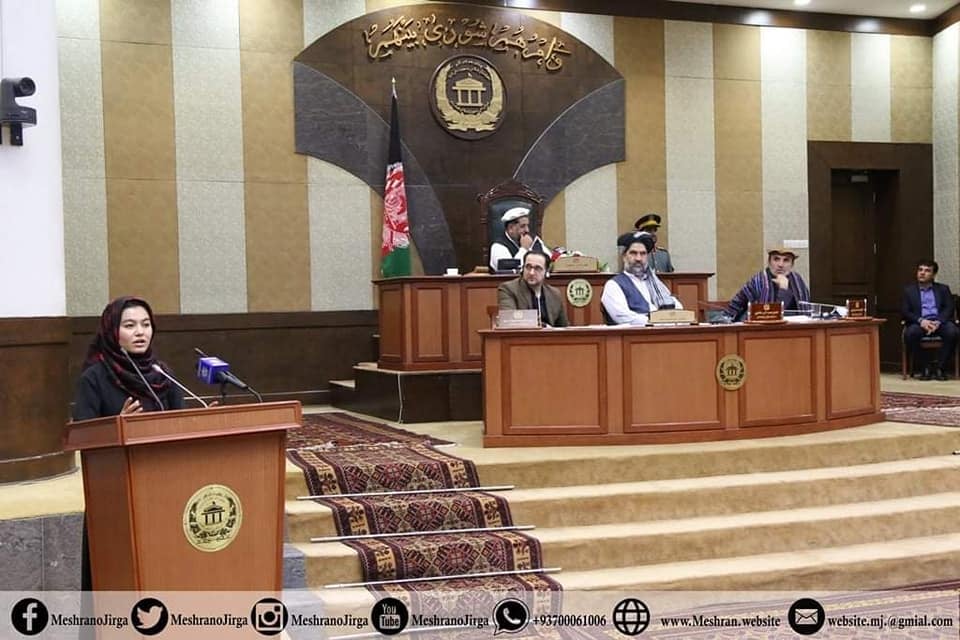 شمسیه امروز در پشت تریبون مجلس سینا و فردا در قالب ریاست جمهوری در پشت میز ارگ خواهد نشست! - خبرگزاری افغان ایرکا