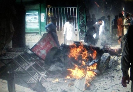 دو انفجار تروریستی در شهر پاراچنار پاکستان 88 کشته و زخمی برجای گذاشت - خبرگزاری افغان ایرکا