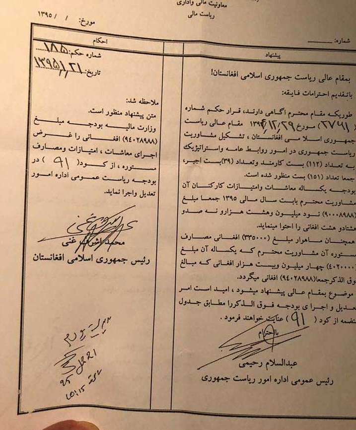 معاش سرسام آور 484 مشاور رییس جمهور (سند) - تصویر دوم خبر