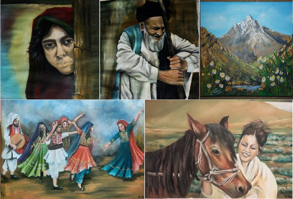 ناجیه هاشمی: نقاشی هایم در آلمان بازگو کنندۀ فرهنگ افغانستان است - تصویر دوم خبر