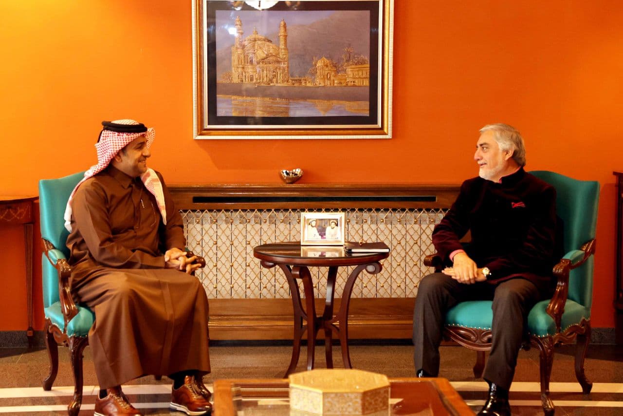  دیدار عبدالله عبدالله با ماجد القحطانی - خبرگزاری افغان ایرکا