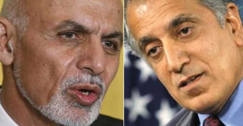 دیدار زلمی خلیلزاد با رئیس جمهور غنی در ارگ - خبرگزاری افغان ایرکا