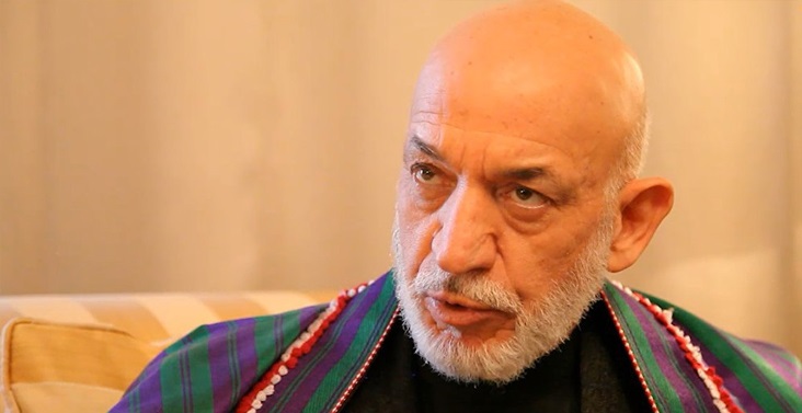  کرزی خواهان ادامه آتش بس و تسریع روند گفتگوهای بین الافغانی از سوی دولت و طالبان شد 