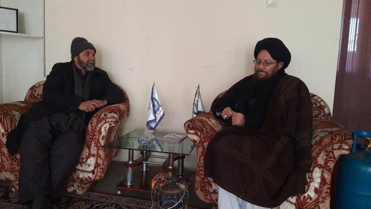 آیت الله فاضل حسینی با دبیرکل حزب رفاه ملی افغانستان دیدار نمود - خبرگزاری افغان ایرکا