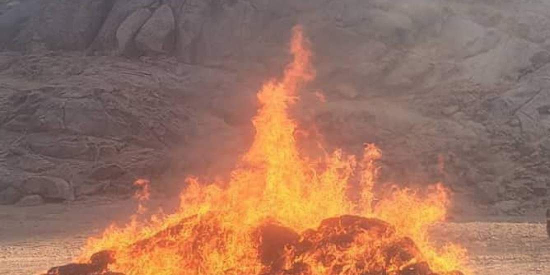 آتش زدن دو هزار کیلو موی زنان در قندهار آتش زدن دو هزار کیلو موی زنان در قندهار