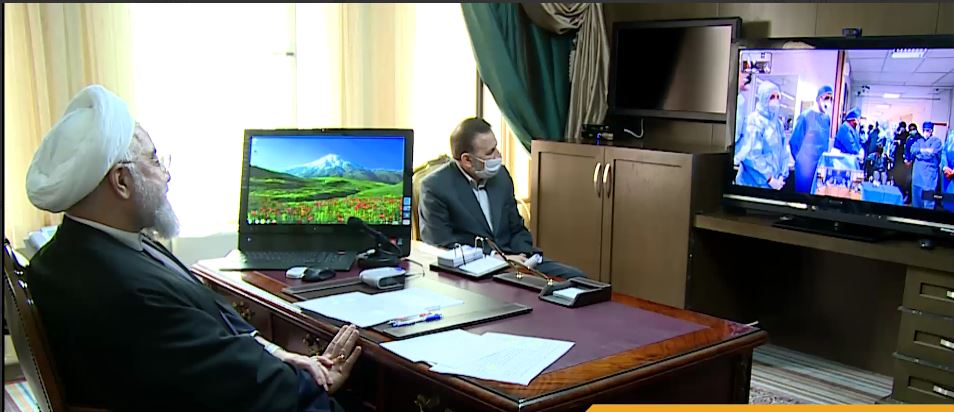ارتباط ویدئوکنفرانسی رئیس جمهور ایران با محمد یسنی شاعر افغانستانی - خبرگزاری افغان ایرکا