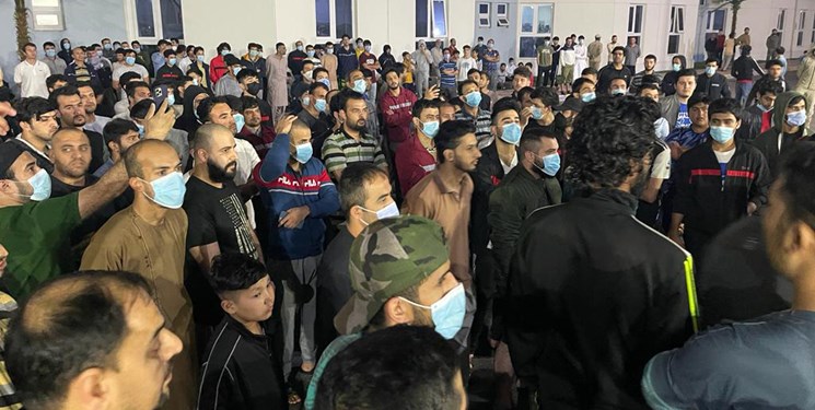  تظاهرات مهاجران افغانستانی در ابوظبی علیه آمریکا  - خبرگزاری افغان ایرکا