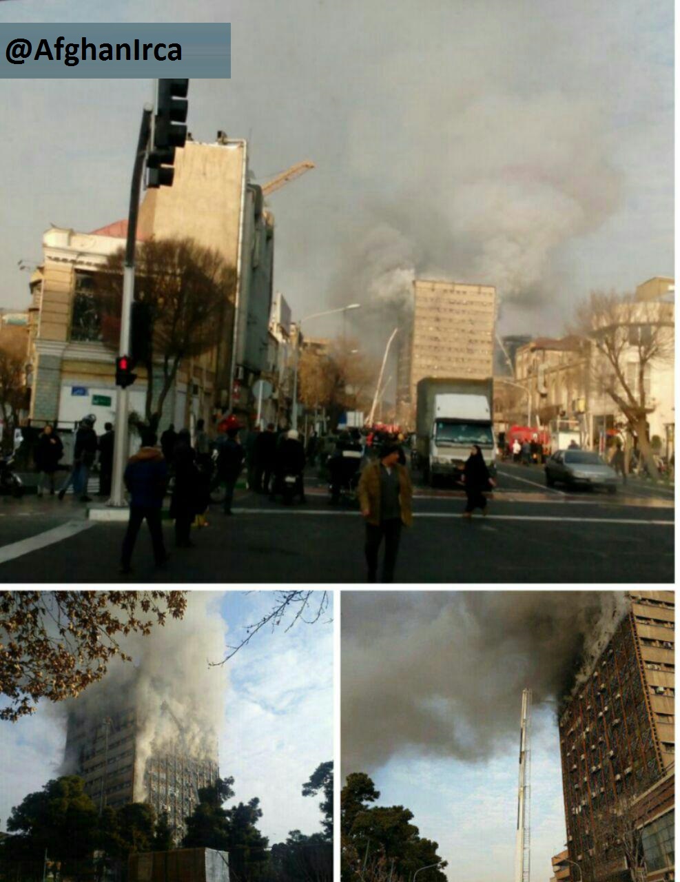  آتش سوزی ساختمان پلاسکوی تهران مهار شد - تصویر دوم خبر
