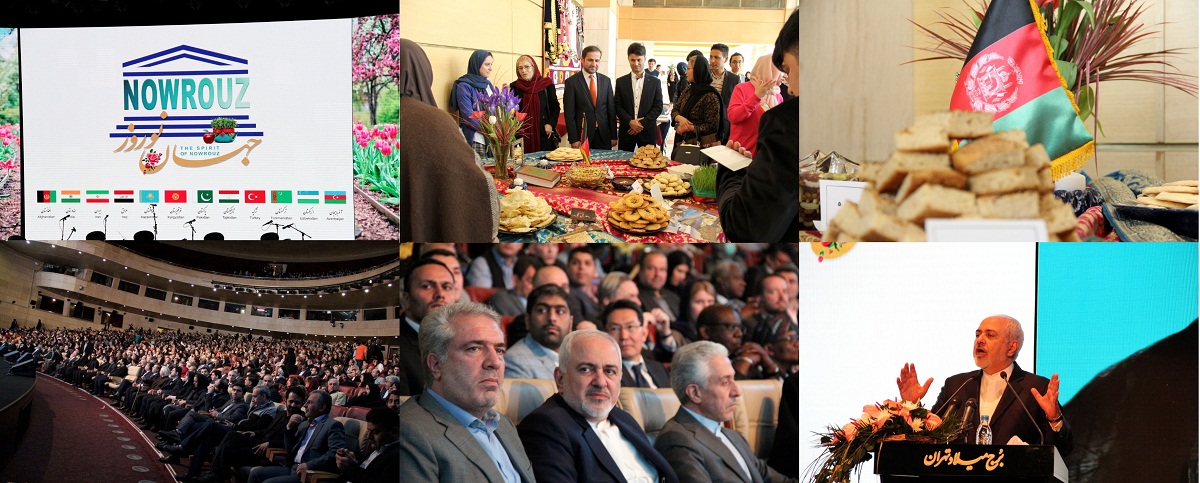 مراسم «جهان نوروز» پس از 5 سال وقفه با «سفره نوروزی» افغانستان در برج میلاد تهران برگزار  شد - تصویر دوم خبر