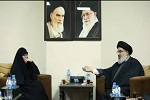 فیلم | دیدار و گفتگوی صمیمی سید حسن نصرالله با دختر سپهبد سلیمانی - خبرگزاری افغان ایرکا