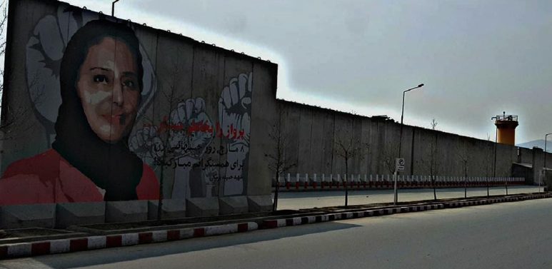 تصویر حمیده برمکی در مقابل خانه حکمتیار (عکس) - خبرگزاری افغان ایرکا
