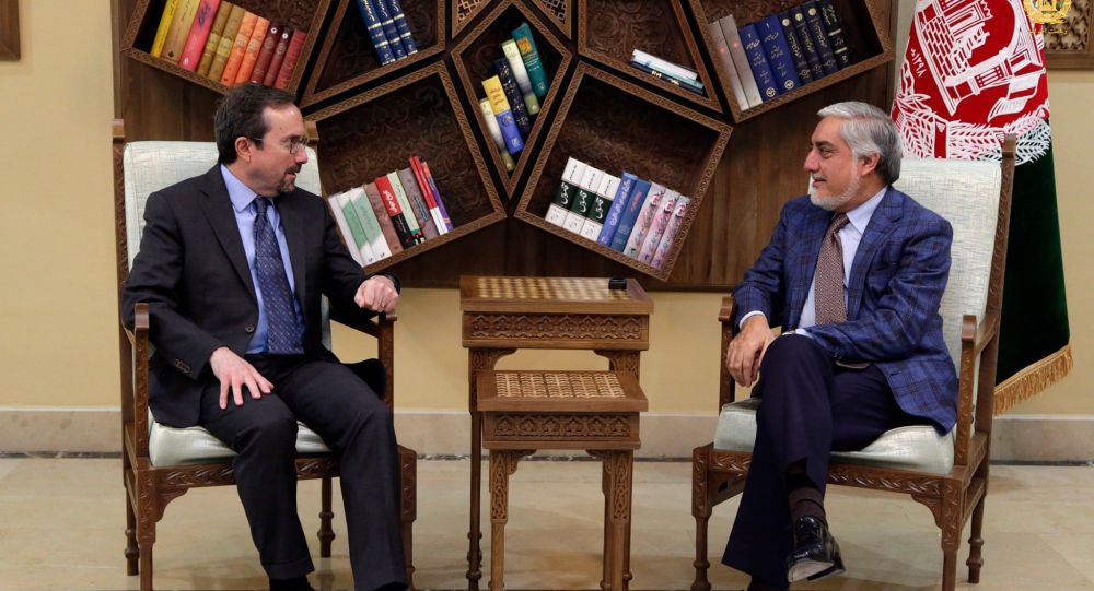رهایی انس حقانی، موضوع دیدار عبدالله با سفیر امریکا در کابل - خبرگزاری افغان ایرکا