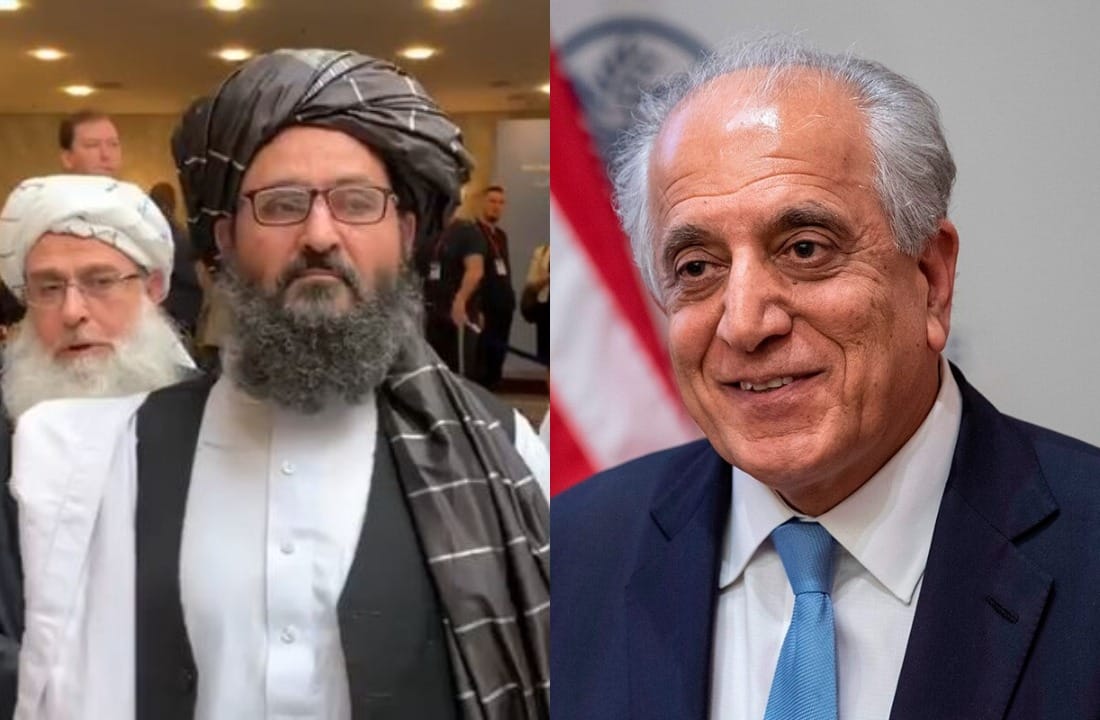 دیدار خلیل زاد و ملابرادر در قطر - خبرگزاری افغان ایرکا