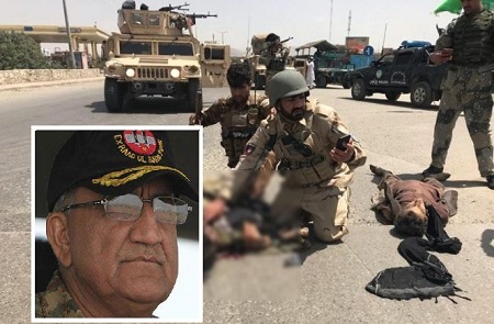 جنرال باجوه در مورد شهروندان کشته شدۀ پاکستانی در غزنی وضاحت داد - خبرگزاری افغان ایرکا