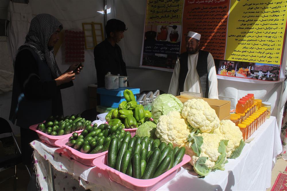 برگزاری نخستین نمایشگاه تابستانی تولیدات محلی در بامیان  - تصویر دوم خبر