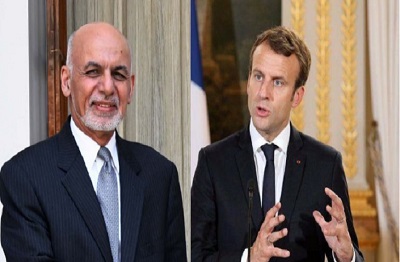 گفتگوی غنی با ماکرون در مورد روند صلح افغانستان - خبرگزاری افغان ایرکا