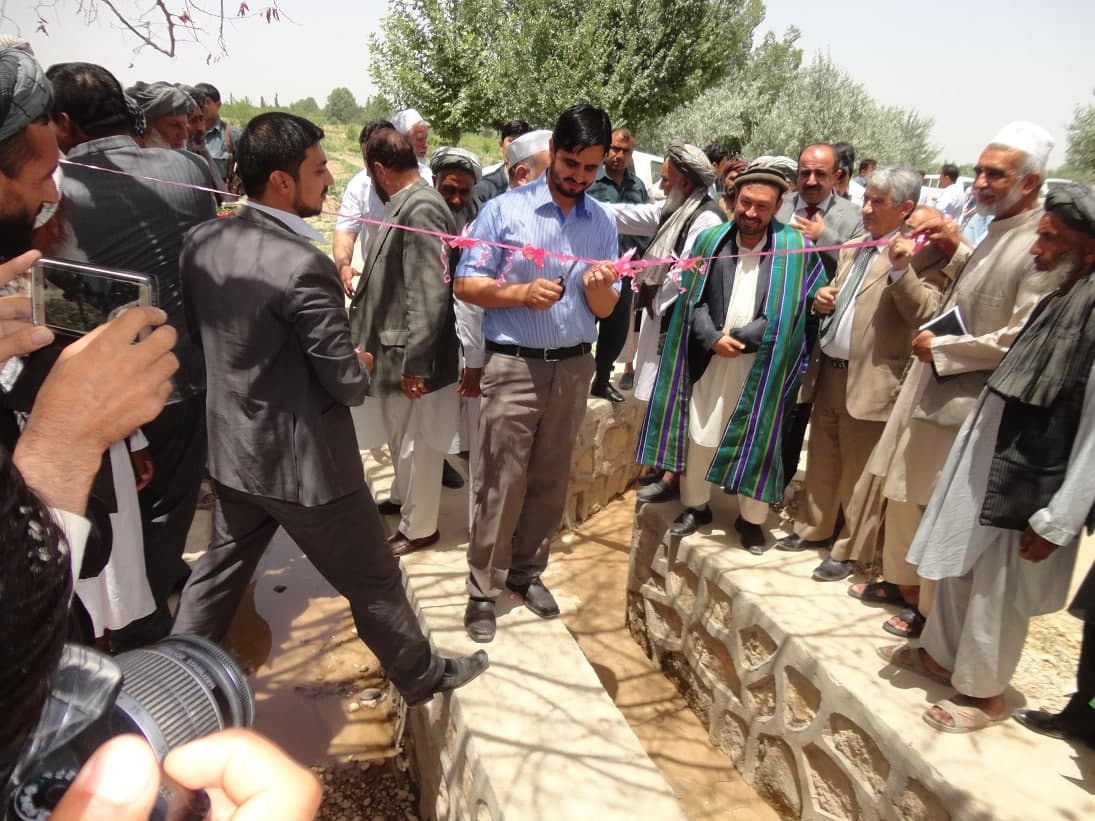 افتتاح دو کانال آب رسانی در ولایت بلخ - خبرگزاری افغان ایرکا