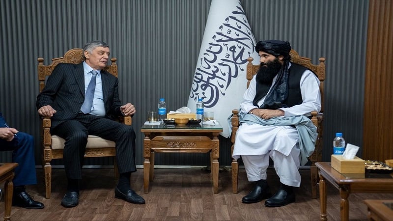 ضمیر کابلوف در کابل با سراج الدین حقانی دیدار کرد - خبرگزاری افغان ایرکا